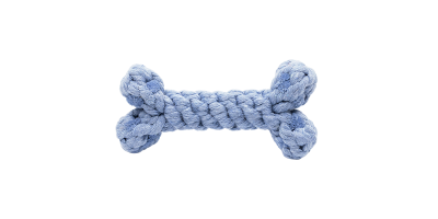 Jouet en corde pour chien en forme d'os