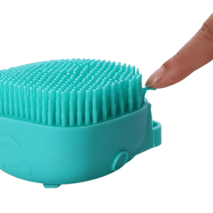 Siliconen Badborstel voor Honden met Shampoo Dispenser – Grooming Borstel voor Honden, Katten & Andere Huisdieren
