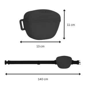 Sac à Friandises pour Chien en Silicone Non Toxique – Pochette de Dressage Portable Sac à Friandises pour Chien en Silicone Non Toxique – Pochette de Dressage Portable